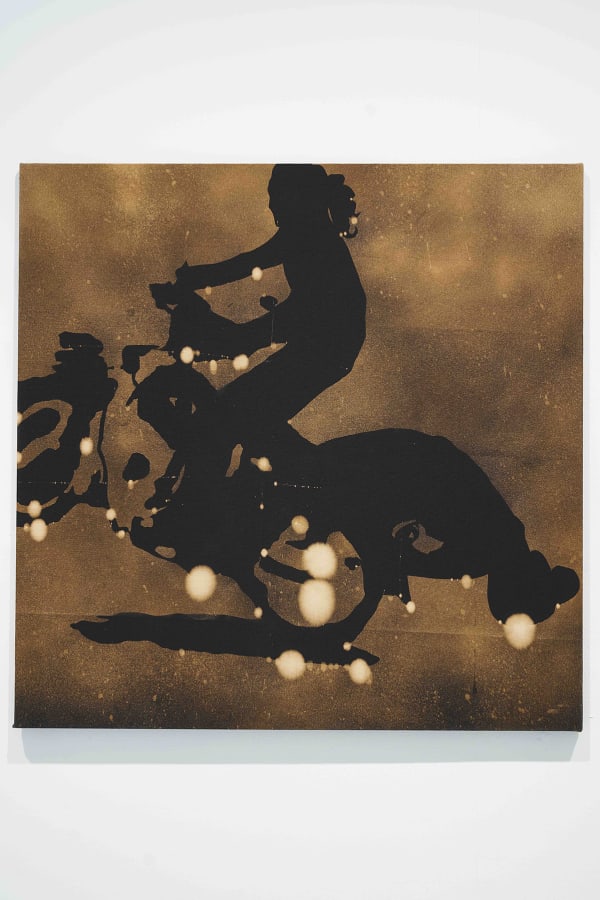 Fyerool Darma, Our chants, they grace the skies as we wait with the monsun (hitam) , 2017