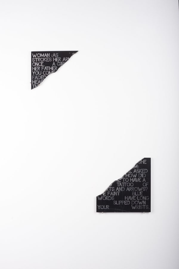 Moi Tran, Dying - A Journey 4. Poetry Tile, 2019