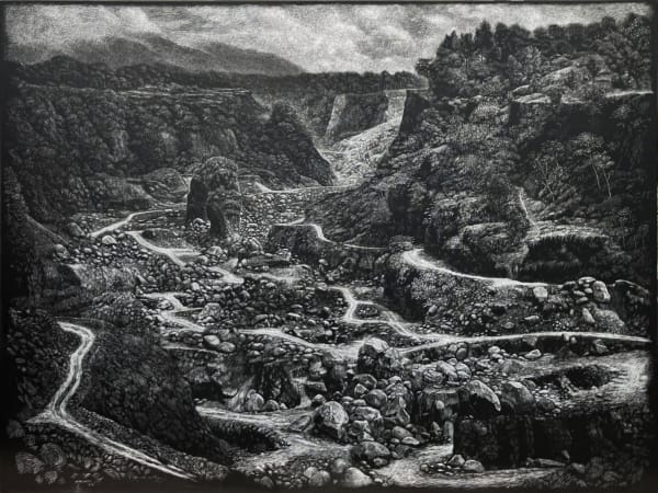 Maryanto, Dredge up fate (sand excavation site Kaliworo), 2024