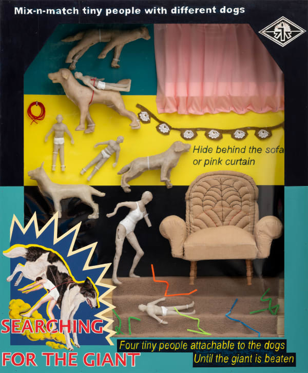 時永駿, 包裝玩具組.C - 尋找巨人 Toy Packaging.C - Searching for the giant, 2022