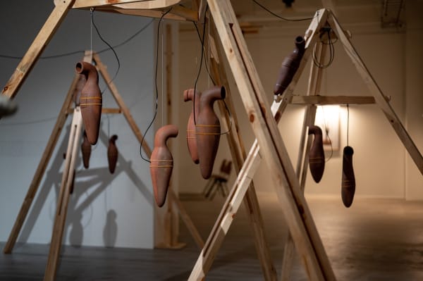 蔡咅璟 Tsai Pou-Ching, 山麻雀之歌(裝置) Song of the Russet Sparrow, 2022