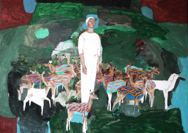 莫妮卡・蘇畢迭, Self-portrait, imaginary landscape, 2018