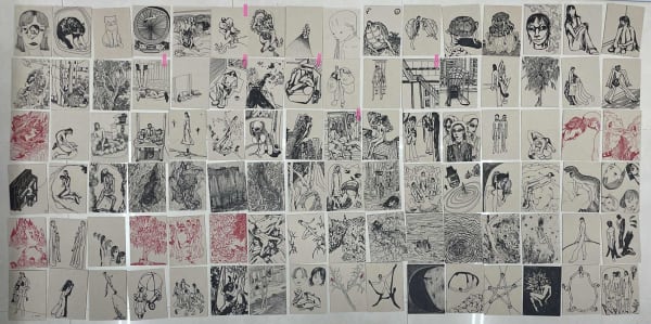 王冠蓁 Wang Guan-Jhen, 意識的推手 Before Painting, 2024-2025