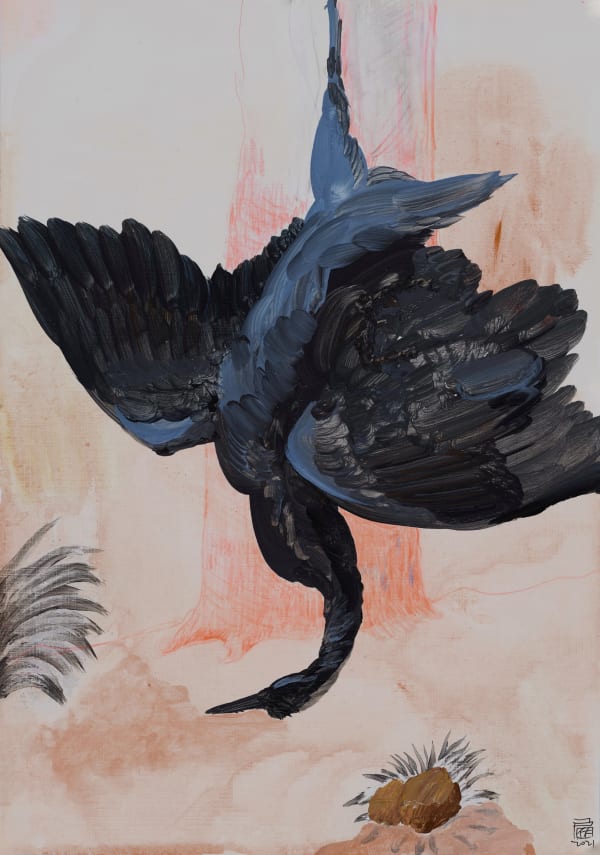 黃啟佑 Huang Qi-You, 失蹤的黑天鵝, 2021