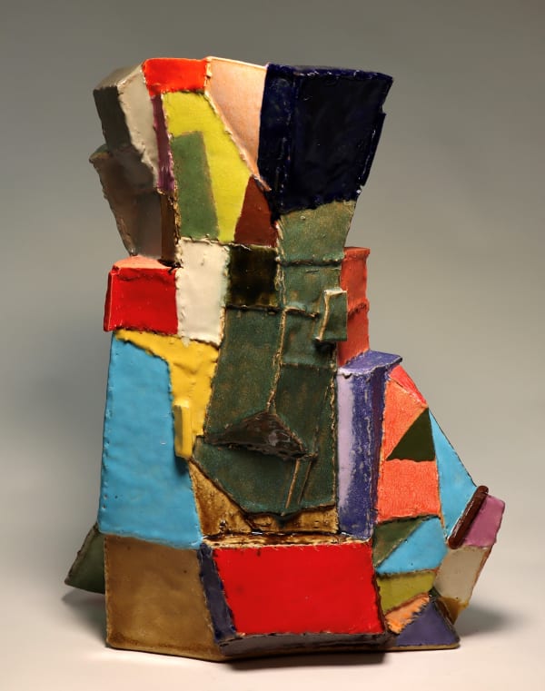 John Gill (American, b. 1949) Vase, 2023 Ceramic approximately 20 1/2" x 16" x 11" (52 x 40.5 x 28 cm) Unique (JG.25151)