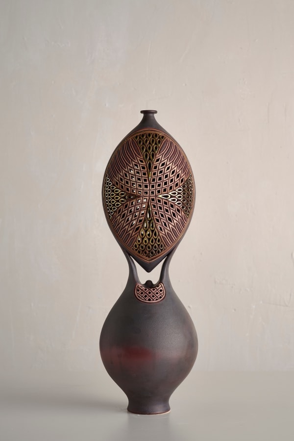 Ibrahim Said, Feather Vase, 2025
