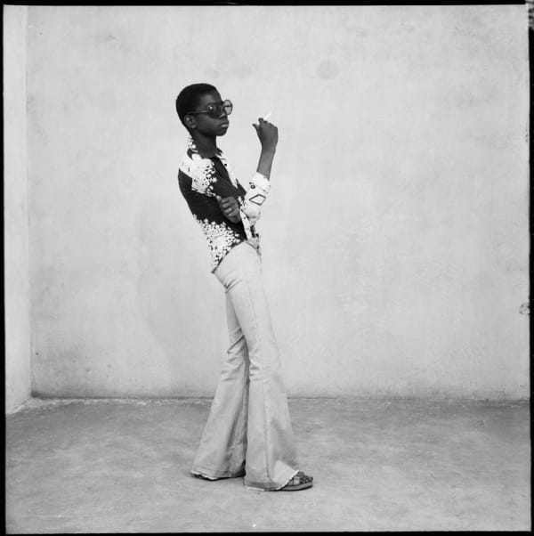 Y&eacute;y&eacute; en position, 1963 Gelatin Silver Print Paper: 23 5/8" x 19 5/8" (60 x 50 cm) Framed: 26 3/4" x 25 3/4" (68 x 65.4 cm)