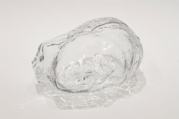 Head (Clear Thoughts), 2022 Blown Glass, Breath 10 1/2" x 9” x 6" (26.5 x 23 x 15 cm) (Shk.23494)