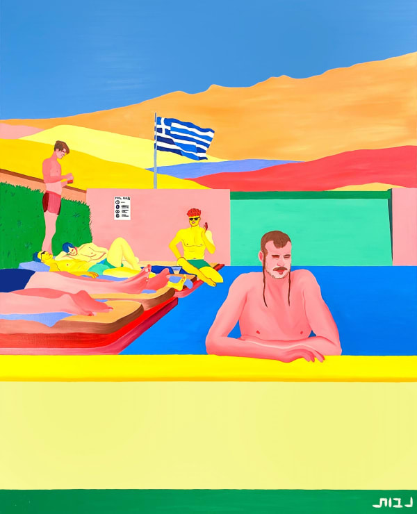 Navot Miller, Willi the 2nd with Peyes in Athens, 2021