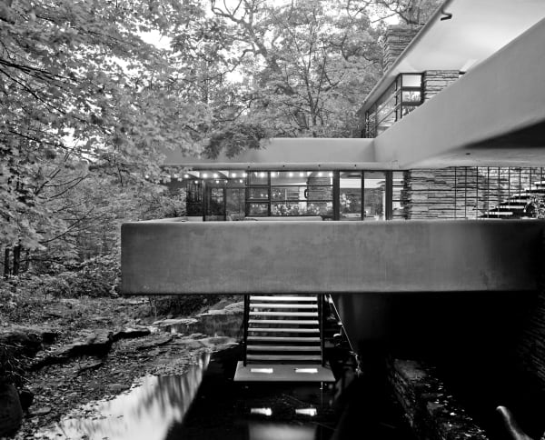 Ezra Stoller, Fallingwater, Frank Lloyd Wright, Bear Run, PA, 1963