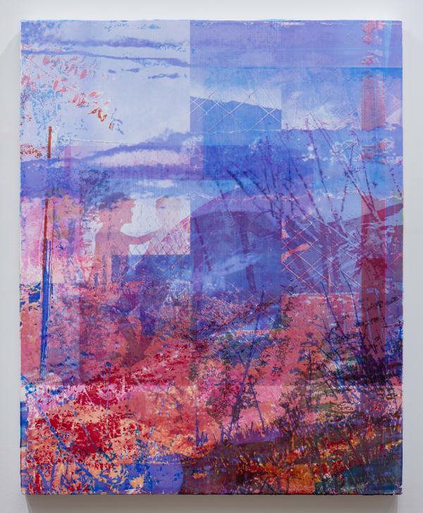 Outside in, 2025 Acrylic on Canvas-Wrapped Panel 30" x 24" x 1 3/4" (76.2 x 61 x 4.4 cm) Unique (ZoWa.25417)