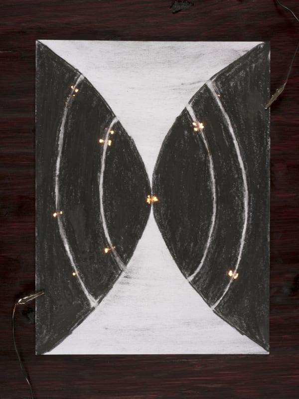 Electro-graph #19 (black tangent)