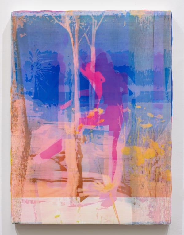 Study A for Folds, 2025 Acrylic on Canvas-Wrapped Panel 16" x 12" x 3/4" (41 x 30 x 2 cm) Unique (ZoWa.25412)