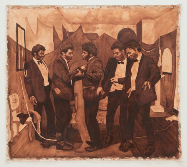 London Williams, Meadow in the moonlight (reimagined), 2024