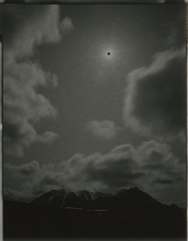 Sunburned GSP#842 (Arctic Circle, Alaska), 2015 Gelatin Silver Paper Negative 5" x 4" (12.5 x 10 cm) Framed: approximately 8 1/2" x 7 1/2" (21.5 x 19 cm) Unique (CM.15815)