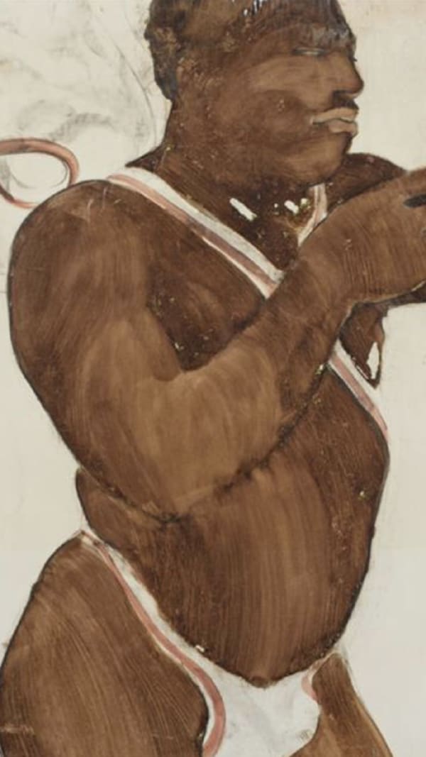 Untitled (Afro-American Man with Sling Underwear)