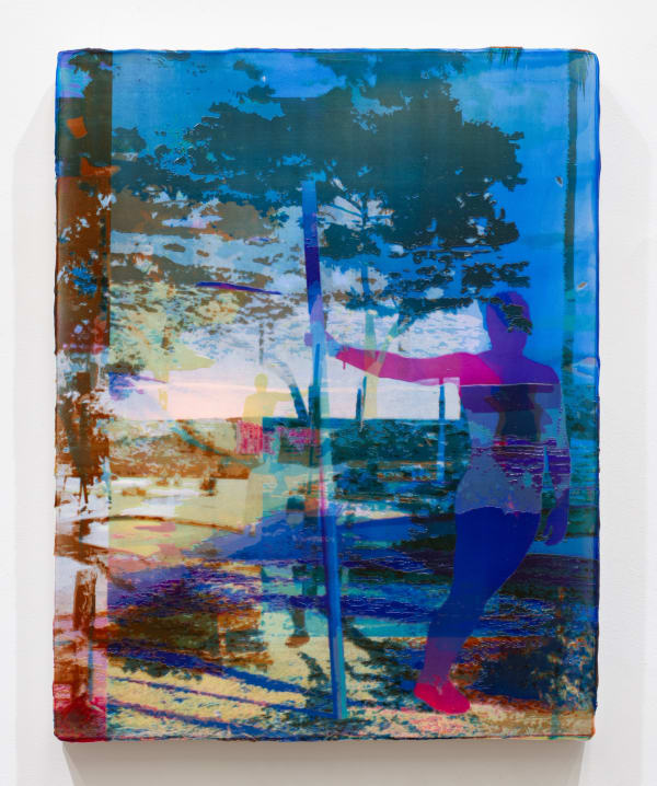 Study A for Rule and Energy, 2025 Acrylic on Canvas-Wrapped Panel 14" x 11" x 3/4" (35 x 28 x 2 cm) Unique (ZoWa.25411)