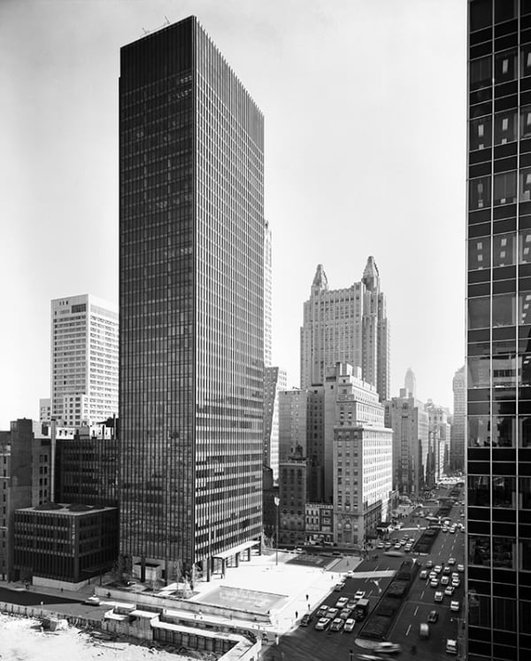 Ezra Stoller, Seagram Building, Mies van der Rohe with Philip Johnson, New York, NY, 1958