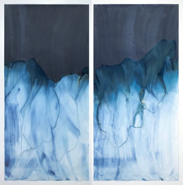 Meghann Riepenhoff, Ice #320 (27 - 39°F, Confluence of Schel Chelb Ephemeral Stream and Puget Sound, WA 02.26.22), 2022