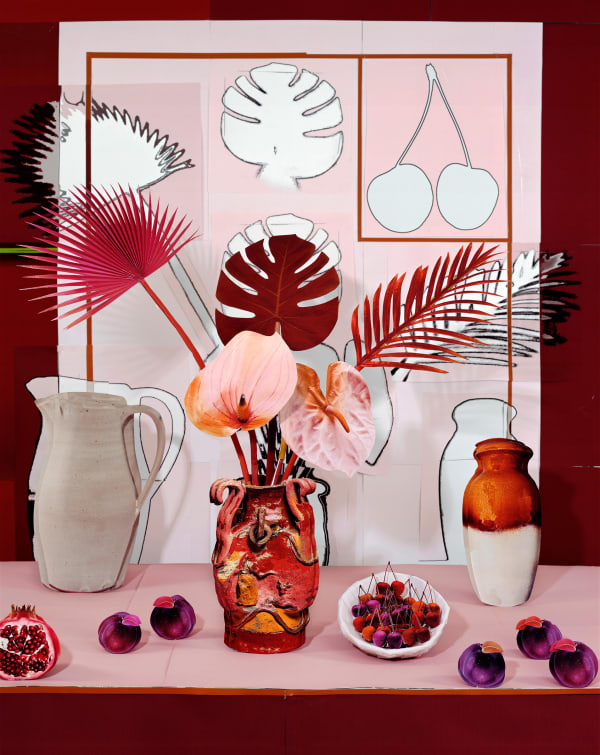 Still Life with Cherries and Plums