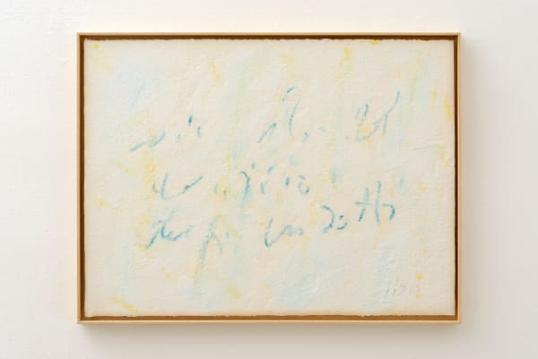 Pier Paolo Calzolari, Scritture, 2019