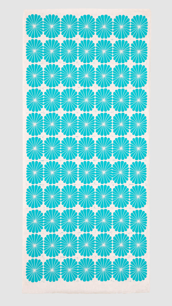 Gabo Martini, Blue Bloom Print, 2019