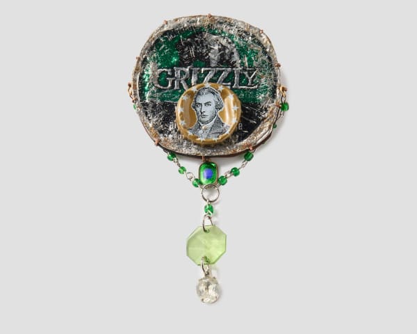 Robert Ebendorf, A Grizzly Friend Brooch, 2025