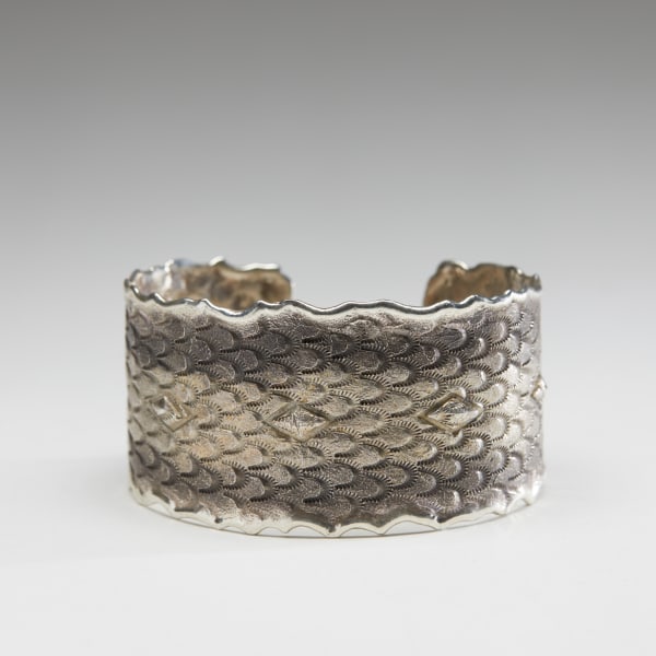 Gino Antonio, "Rez Snakehide" Cuff, 2021