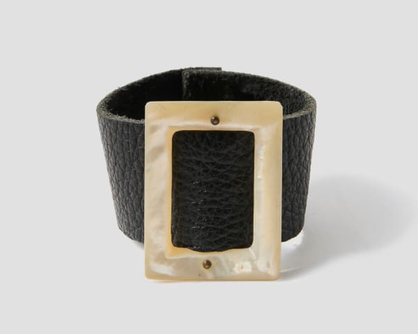 R. Melinda Hoffman, Mother of Pearl Shoe Buckle Cuff, 2025
