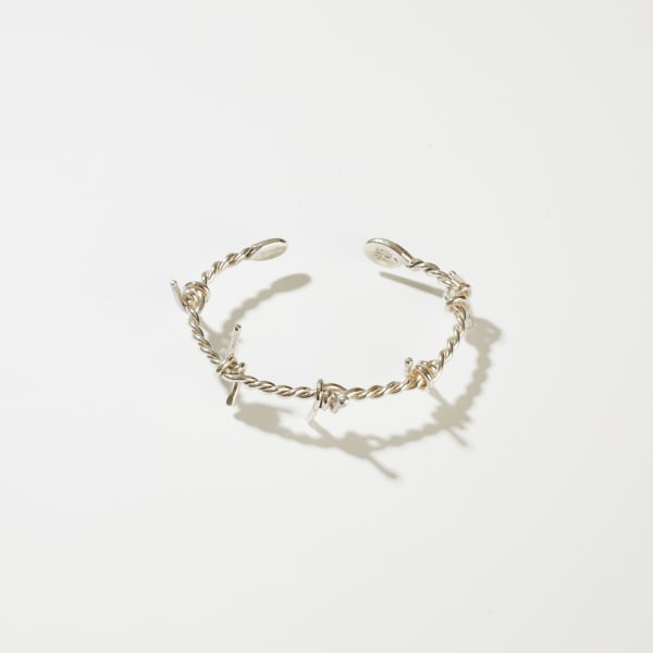 MAIDA, "Don't Fence Me In" Barbed Wire Cuff (Silver), 2020