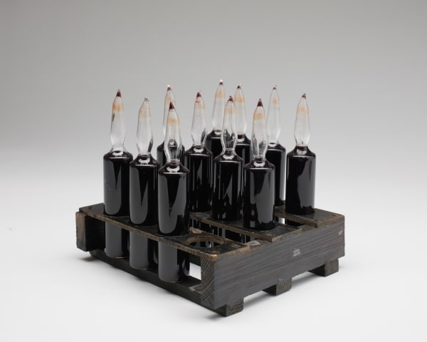 Thomas Little, Dissolved Revolver Sumac Ink Ampule, 2022