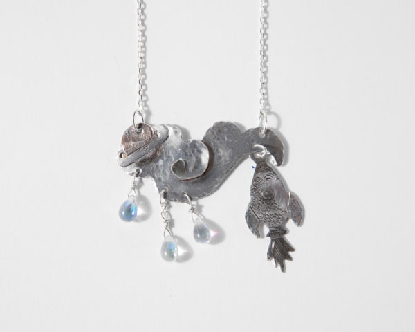 Annette Doreng-Stearns, Cloud/Rocket Ship Necklace, 2025