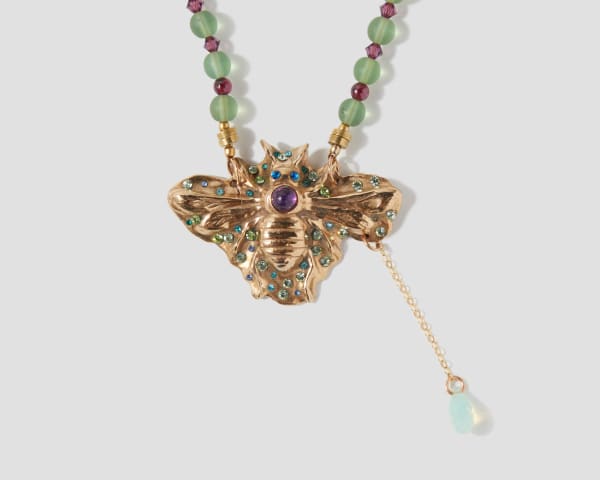 Bunny Tobias, Not Just A Bee Necklace, 2022