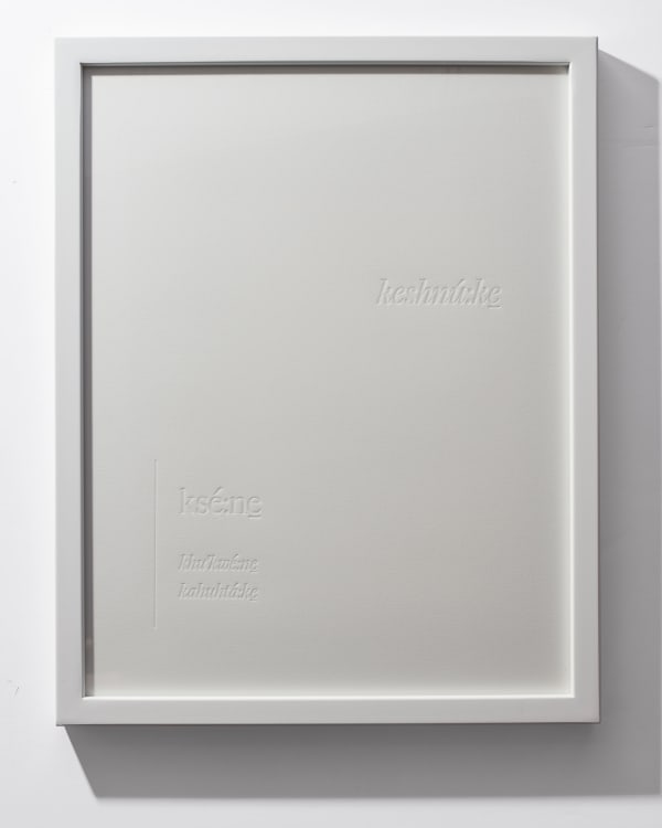 Erin Mickelson, Language Is a Body (Resist), 2022