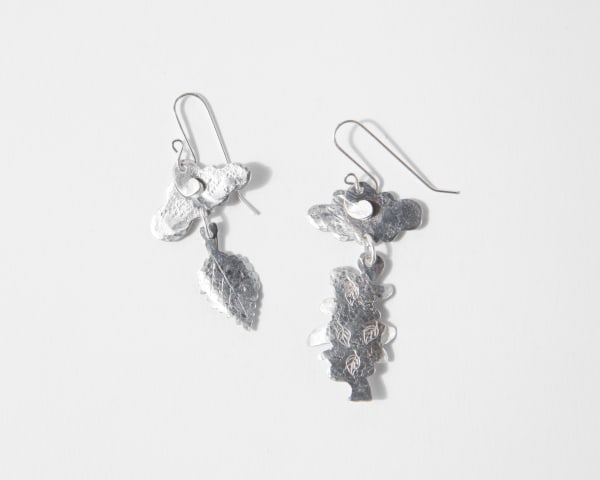 Annette Doreng-Stearns, Leaf/Tree Earrings, 2025