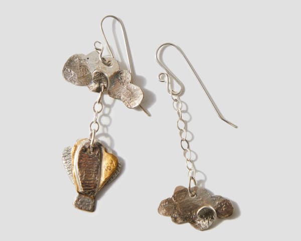 Annette Doreng-Stearns, Cloud earrings with balloon , 2023