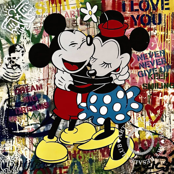Mr. Brainwash, Mickey and Minnie - Love is in the Air, 2022