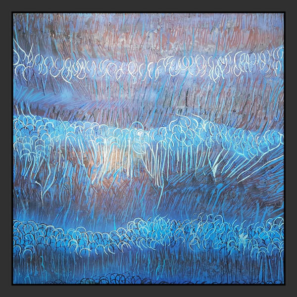 Rachael Addis, Blue Lines, 2024