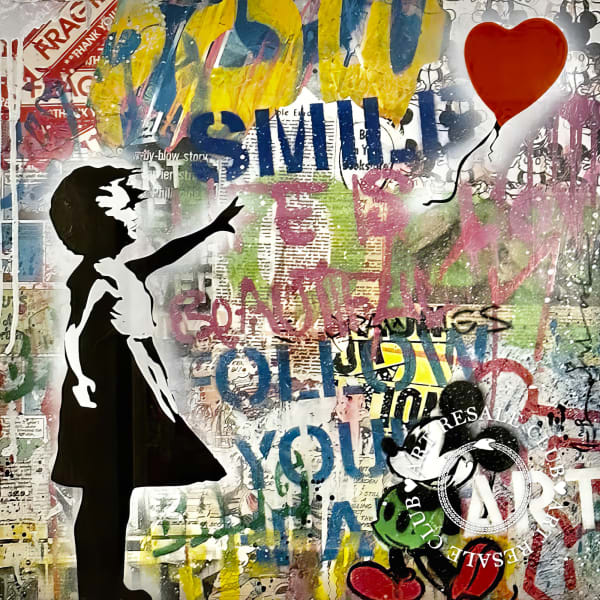 Mr. Brainwash, Balloon Girl, 2022