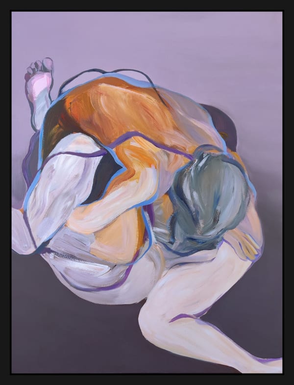 Malwina Chabocka Caught in an Endless Loop, 2022 Signed & includes a certificate of authenticity Acrylic on canvas Canvas size 120 x 90 cm Includes custom frame