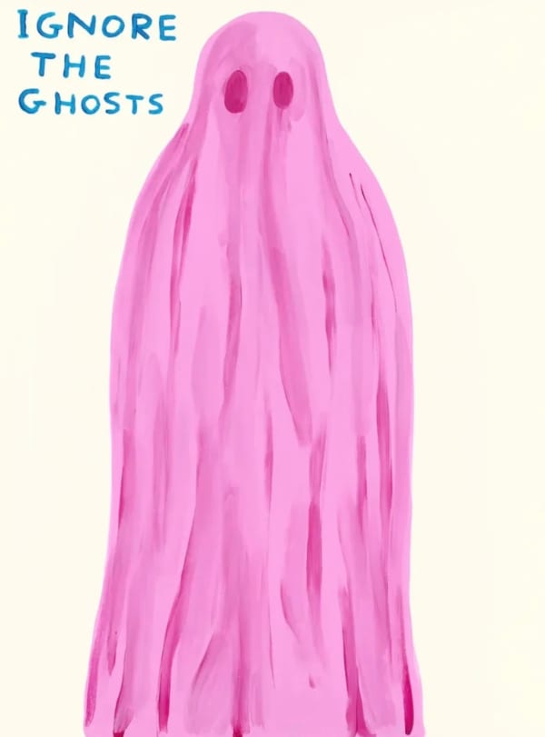 David Shrigley, Ignore The Ghosts, 2022