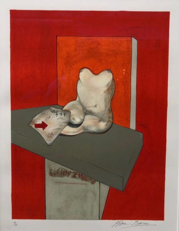 Francis Bacon, Study Of A Human Body After Ingres, 1984