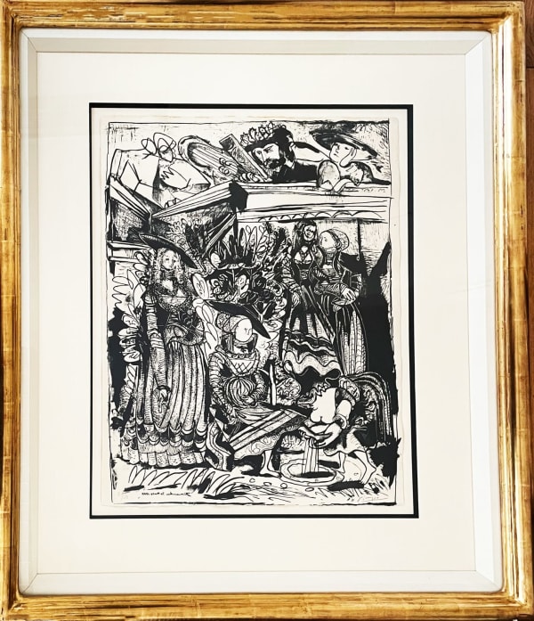 Pablo Picasso, David and Bathsheba (After Lucas Cranach), 1947