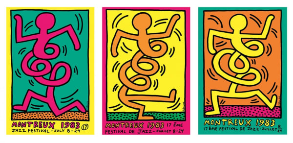 Keith Haring, Montreux Jazz Festival Set, 1983