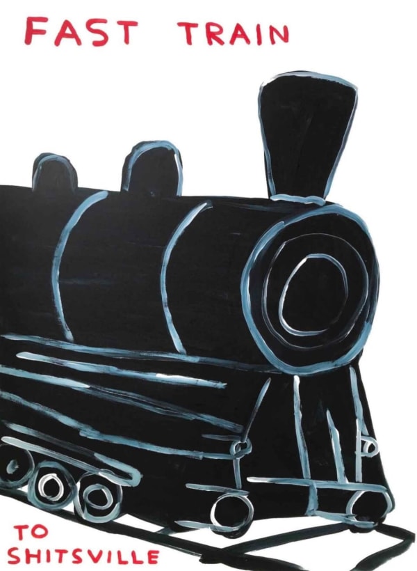 David Shrigley, Train To Shitsville, 2021