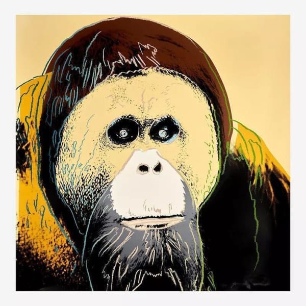 Andy Warhol, Orangutan, from Endangered Species (F. & S. 299), 1983