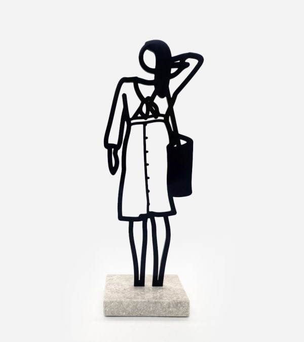 Julian Opie, Dress: Boston Statuette, 2020