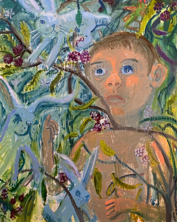 Ashley Norwood Cooper, Boy Caught In The Bramble With Ghost Rabbits, 2022