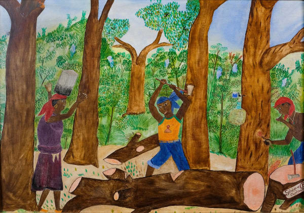 Sènéque Obin, Woodcutters, 1950's