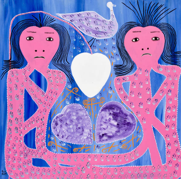 Levoy Exil, Marassa (with Hearts) , circa 1984-1985